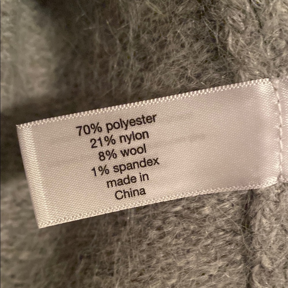 Lane Bryant Gray Cardigan with Balloon Sleeves and V-Neck 22/24 - Picture 6 of 8